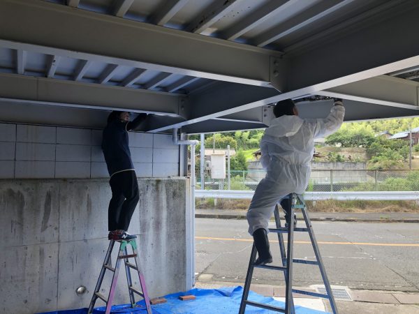 知多市梅が丘　外壁屋根塗装工事　着工 (3)