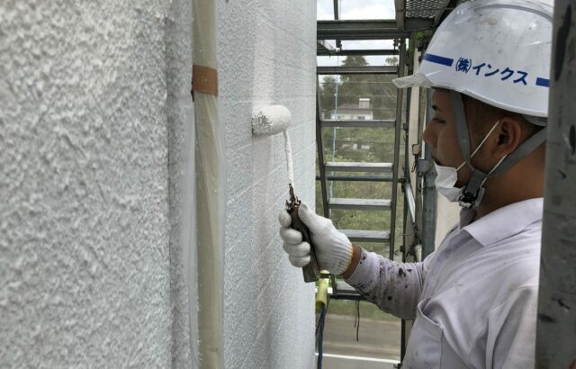 知多市　アパート　外壁塗装・屋上防水工事 (1)